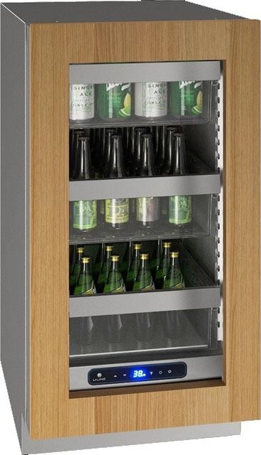 U-Line 18 Inch 18 Freestanding/Built In Undercounter Compact All-Refrigerator UHRE518IG01A