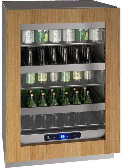 U-Line 24 Inch 24 Freestanding/Built In Undercounter Compact All-Refrigerator UHRE524IG01A