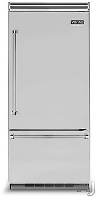 Viking 5 4 Piece Kitchen Appliances Package with Bottom Freezer Refrigerator, Gas Range and Dishwasher in Stainless Steel VIRERADWRH1403