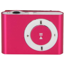 Mini Shuffling MP3 Player with USB Cable and Headphones / Red