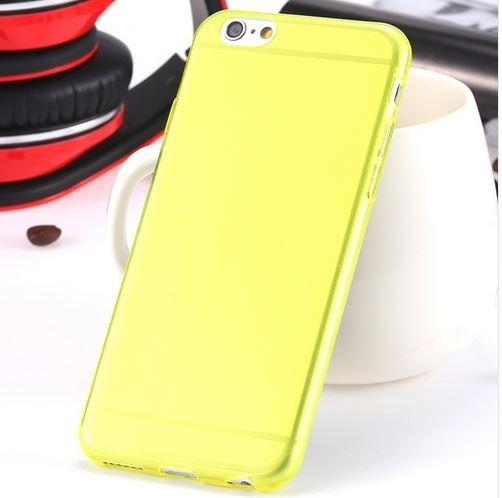 Super Flexible Clear TPU Case For iPhone 6/6s or iPhone 6/6s Plus / Yellow
