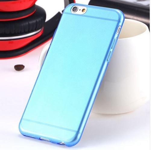 Super Flexible Clear TPU Case For iPhone 6/6s or iPhone 6/6s Plus / Blue