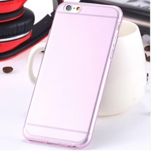 Super Flexible Clear TPU Case For iPhone 6/6s or iPhone 6/6s Plus / Pink
