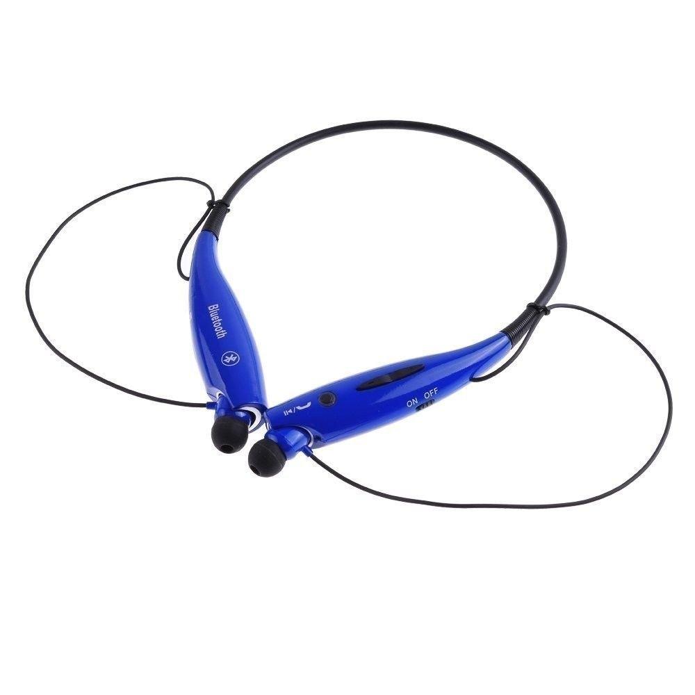 Water-Resistant Behind-the-Neck Bluetooth Stereo Headset / Dark Blue