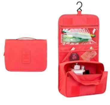 Waterproof Travel Toiletry Bag - Assorted Colors / Red
