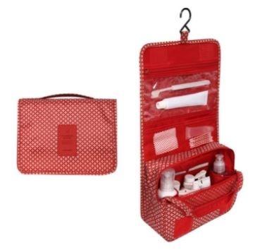 Waterproof Travel Toiletry Bag - Assorted Colors / Red Shuriken