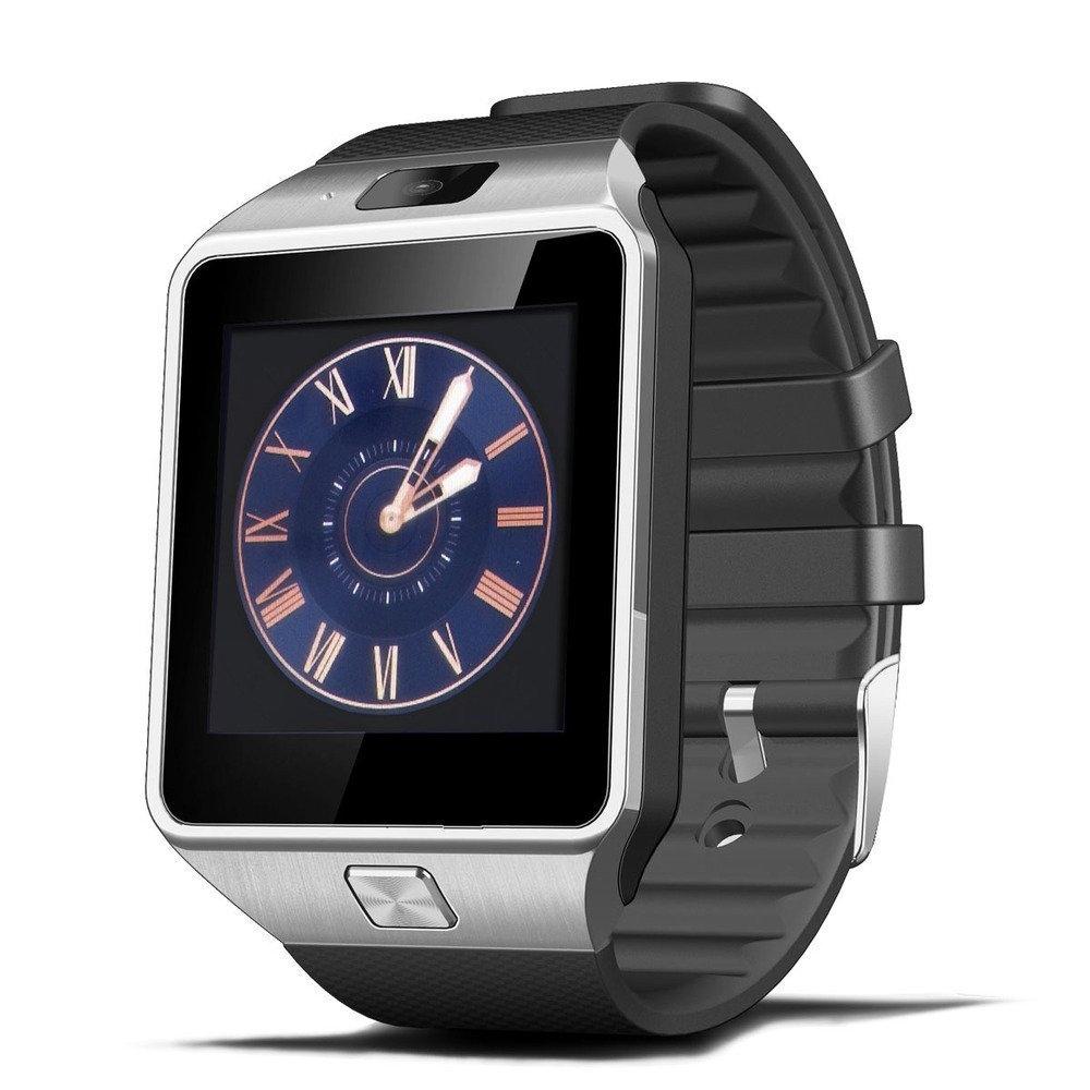 Bluetooth Smart Watch with Camera, Pedometer, Activity Monitor and iPhone/Android Phone Sync / Silver