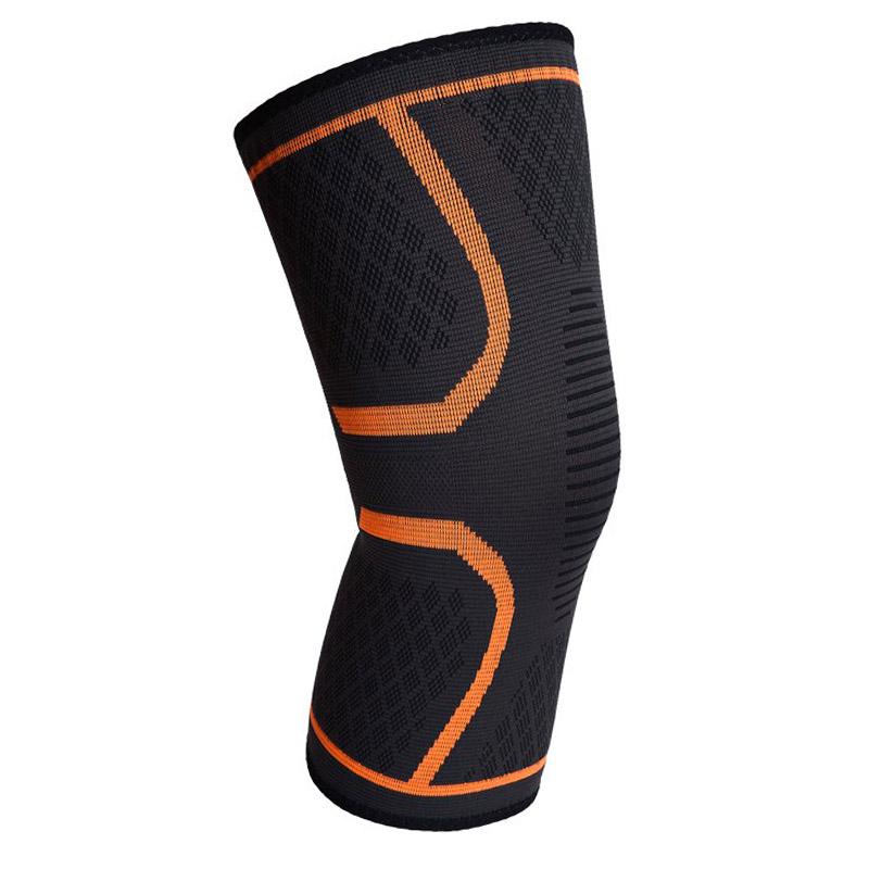 Compression Knee Sleeve - Assorted Colors and Sizes / Orange / Small