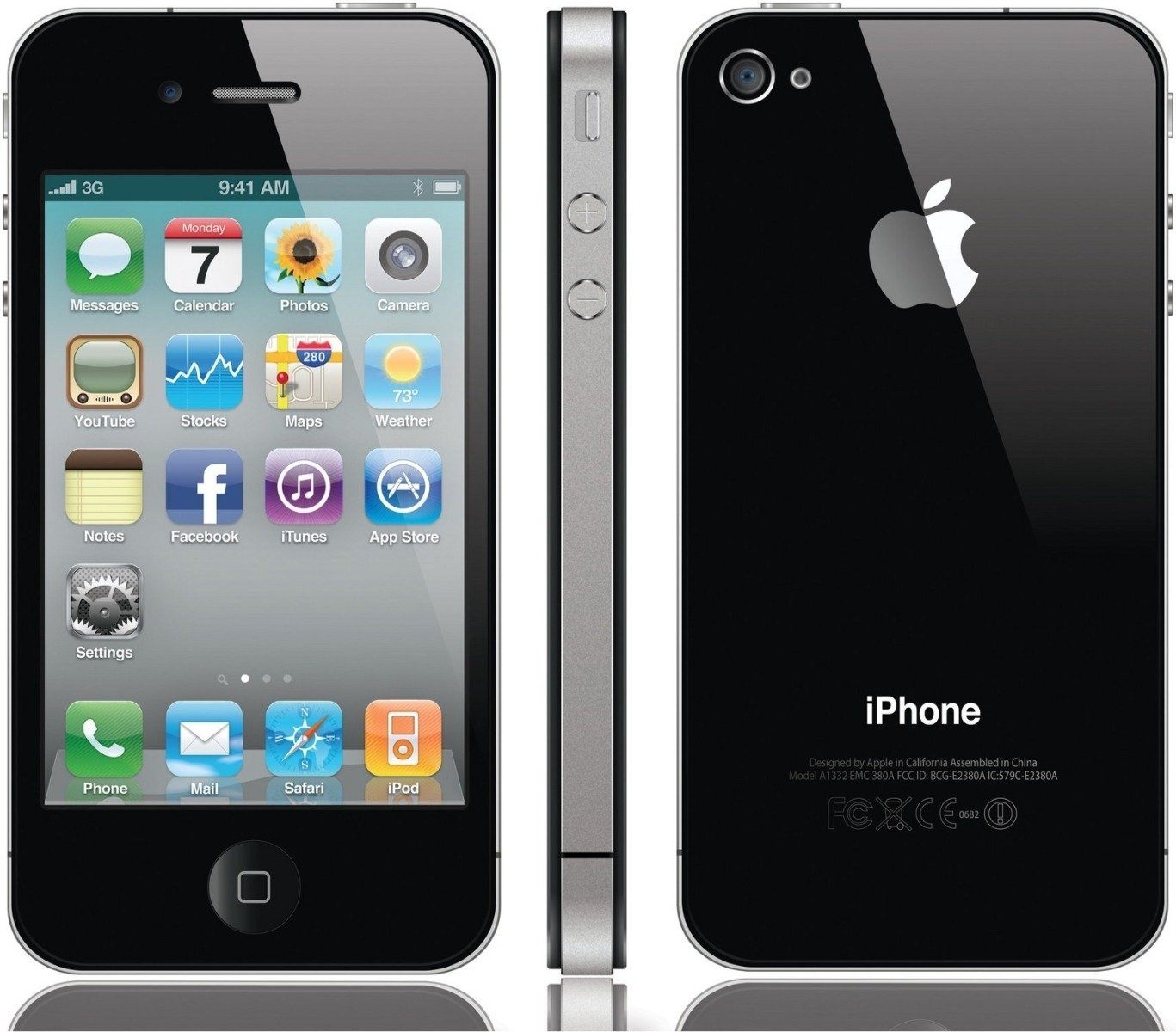 Apple iPhone 4 Verizon - Assorted Colors and Sizes / Black / 16GB