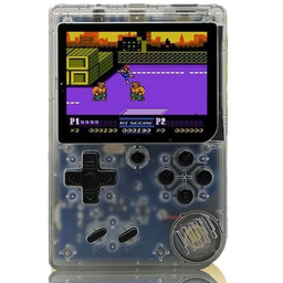 Retro Portable Mini Handheld Game Console - Assorted Colors / Transparent Clear