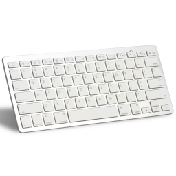 Ultra-Slim Bluetooth Keyboard - Assorted Colors / White