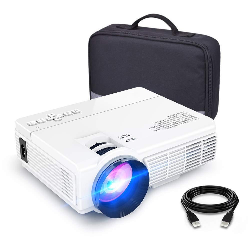 170&quot; Display, 1080P Supported Mini Projector - Assorted Colors / White