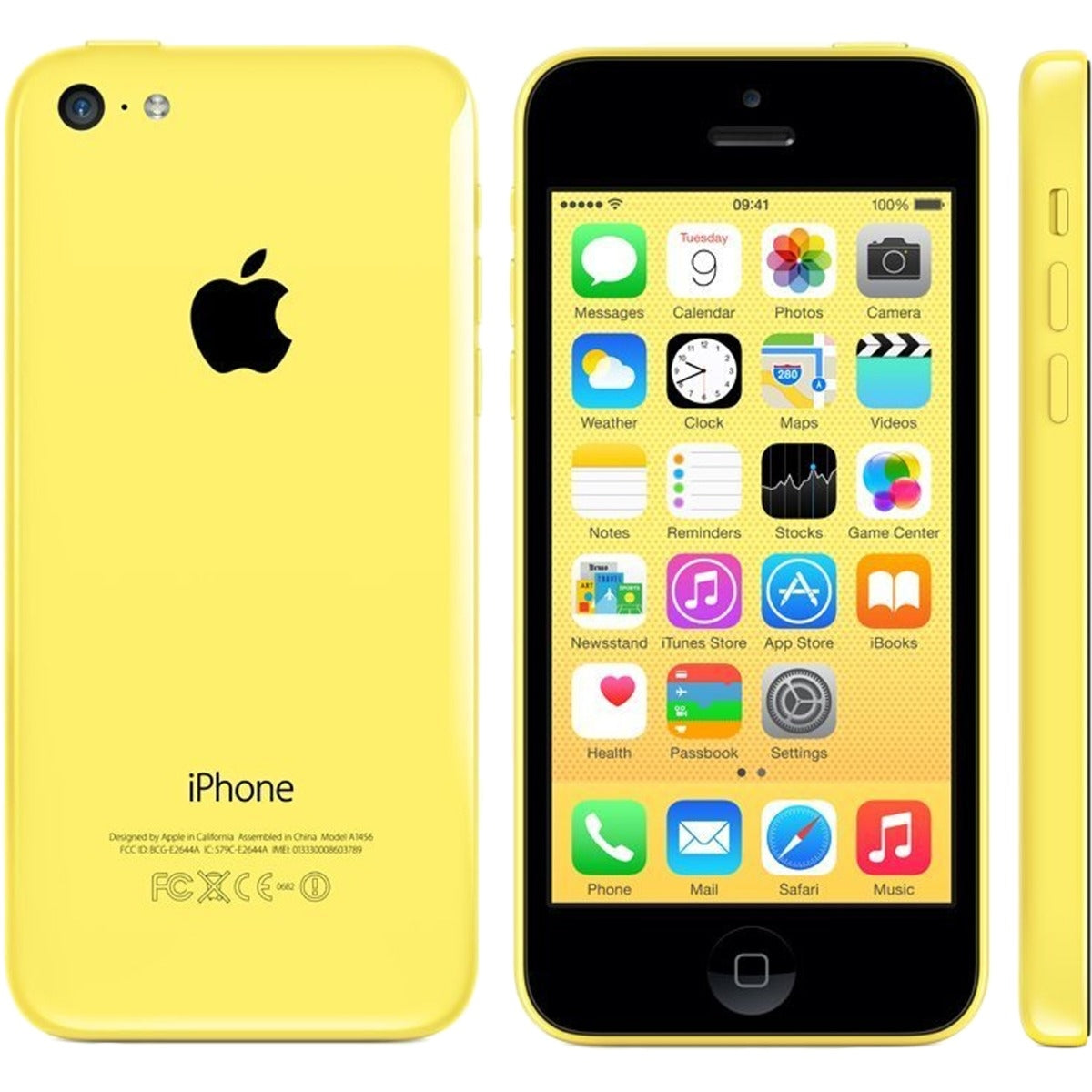 Apple iPhone 5C GSM Unlocked / Yellow / 16GB