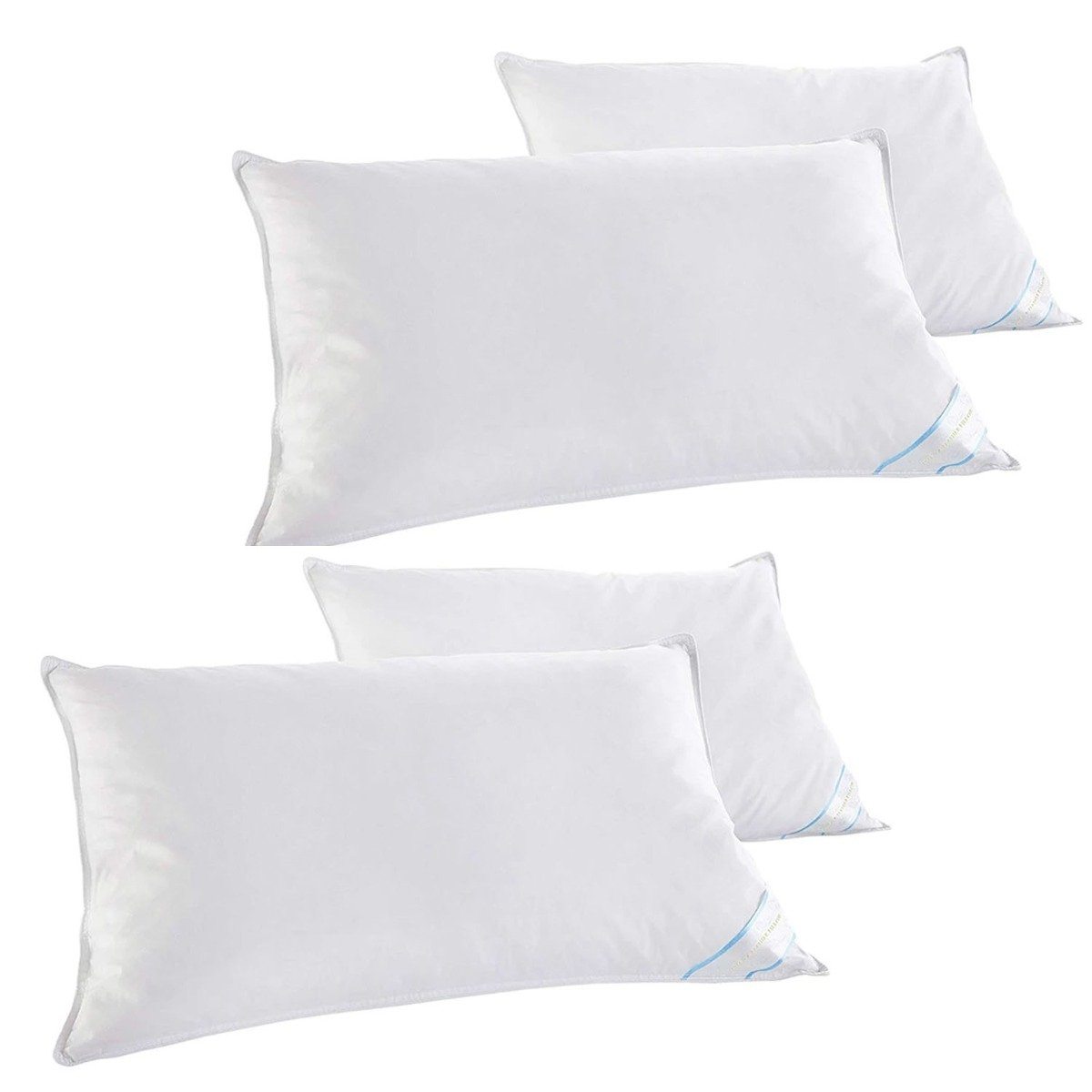 Beauty Sleep 100% Cotton-Covered Duck Feather Pillows / Standard/Queen
