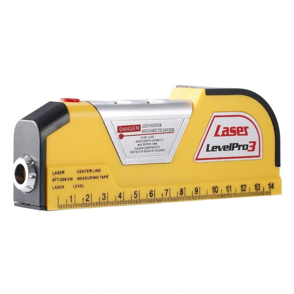 Measuring Tape with Horizontal Laser Line