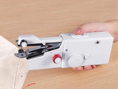 Portable Handheld Sewing Machine Cordless Clothes Quick Stitch