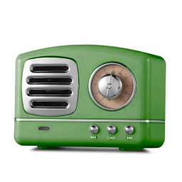 60's Retro Wireless Bluetooth Speaker / Green