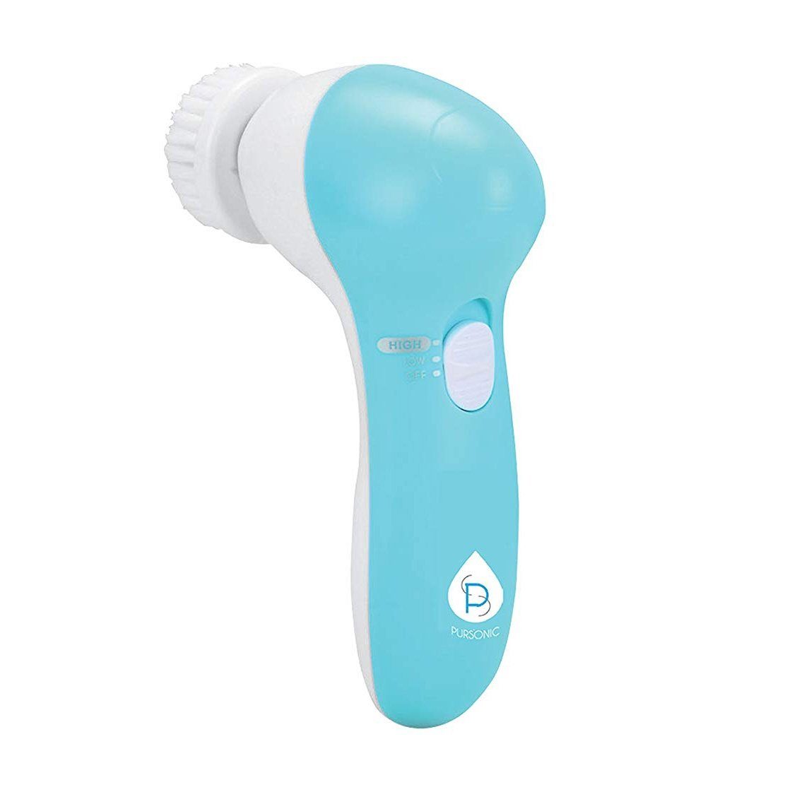 Pursonic 5-in-1 Facial Cleansing Brush and Massager / Light Blue