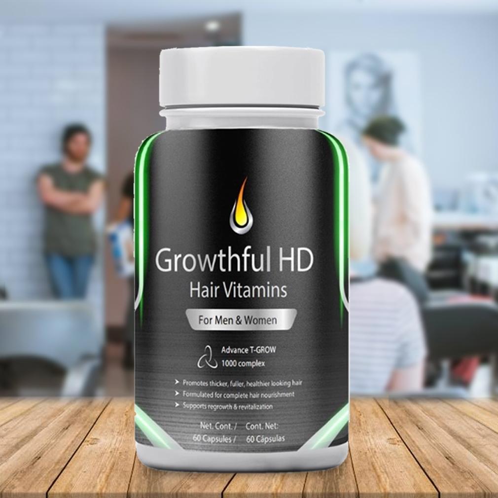 Growthful HD Hair Vitamins for Men and Women