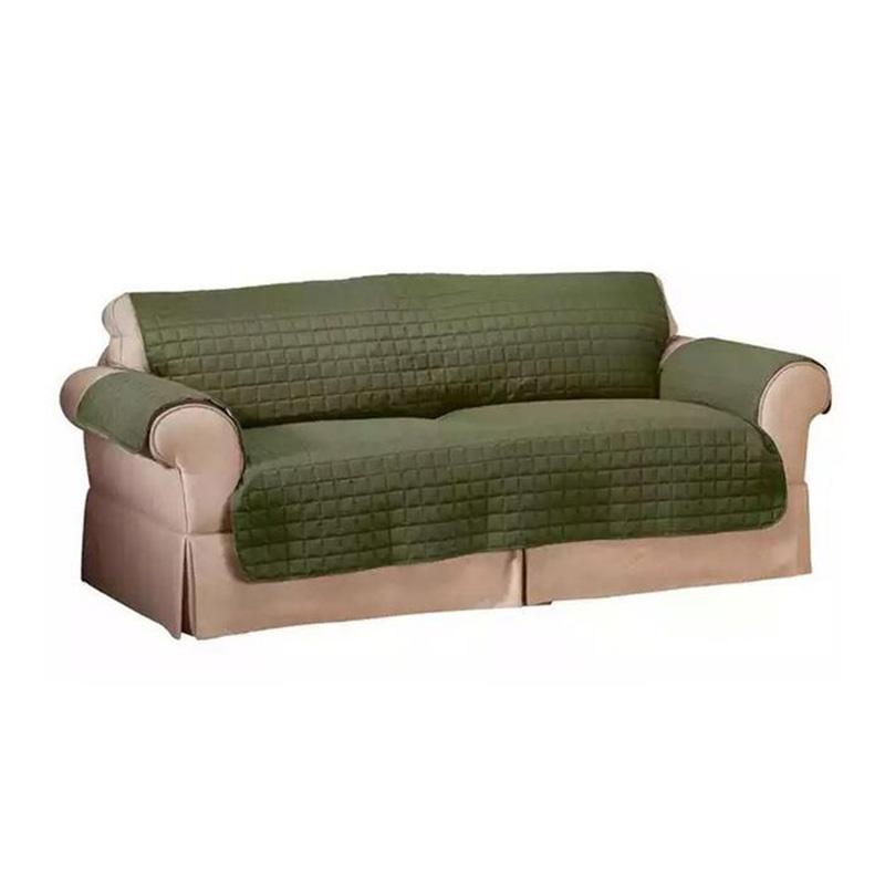 Quilted Pet Protector Furniture Slip Covers / Sage / Love Seat