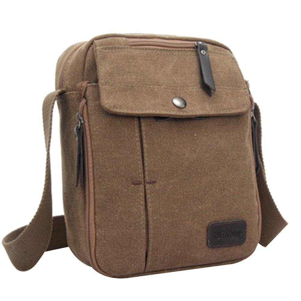Multifunctional Canvas Traveling Bag - Assorted Colors / Coffee