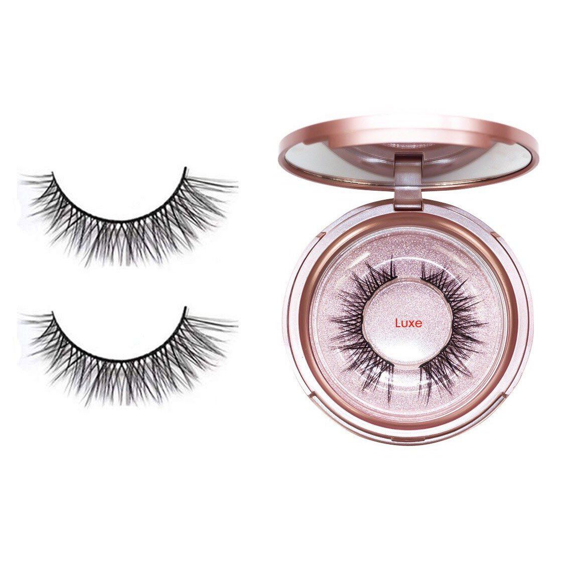 Magnetic Eyeliner with 3D Magnetic Eyelashes &amp; Tweezers Kit / Luxe