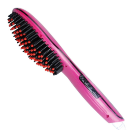 Detangling Hair Straightener Brush - Assorted Colors / Purple