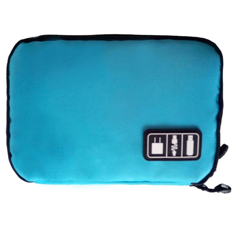 Portable Tech Travel Bag - Assorted Colors / Blue