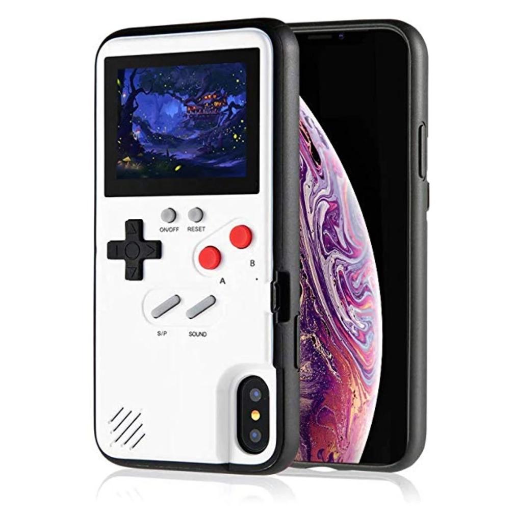 Retro Gaming Phone Case with 36 Games Built-In / White