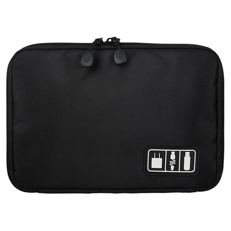 Portable Tech Travel Bag - Assorted Colors / Black