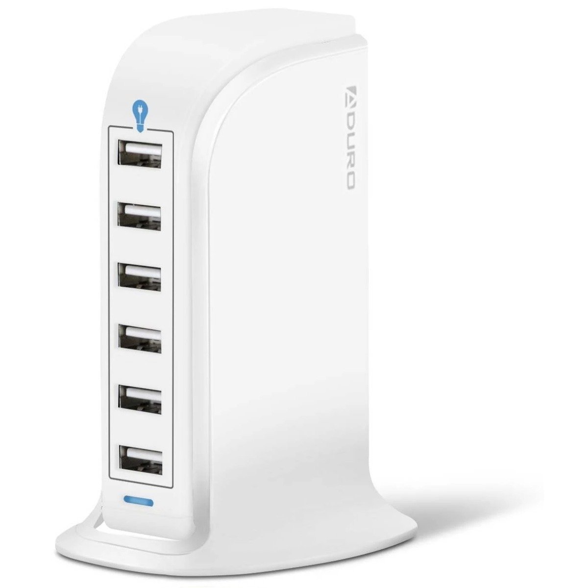 Aduro Powerup 6 Port USB Home Charging Station / White