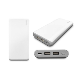Aduro Ultraboost 20,000mAh Dual USB Backup Battery / White