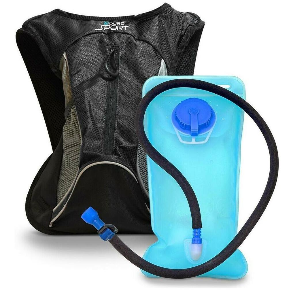 Aduro Sport Hydro-Pro Hydration Backpacks / Black / 3 Liter