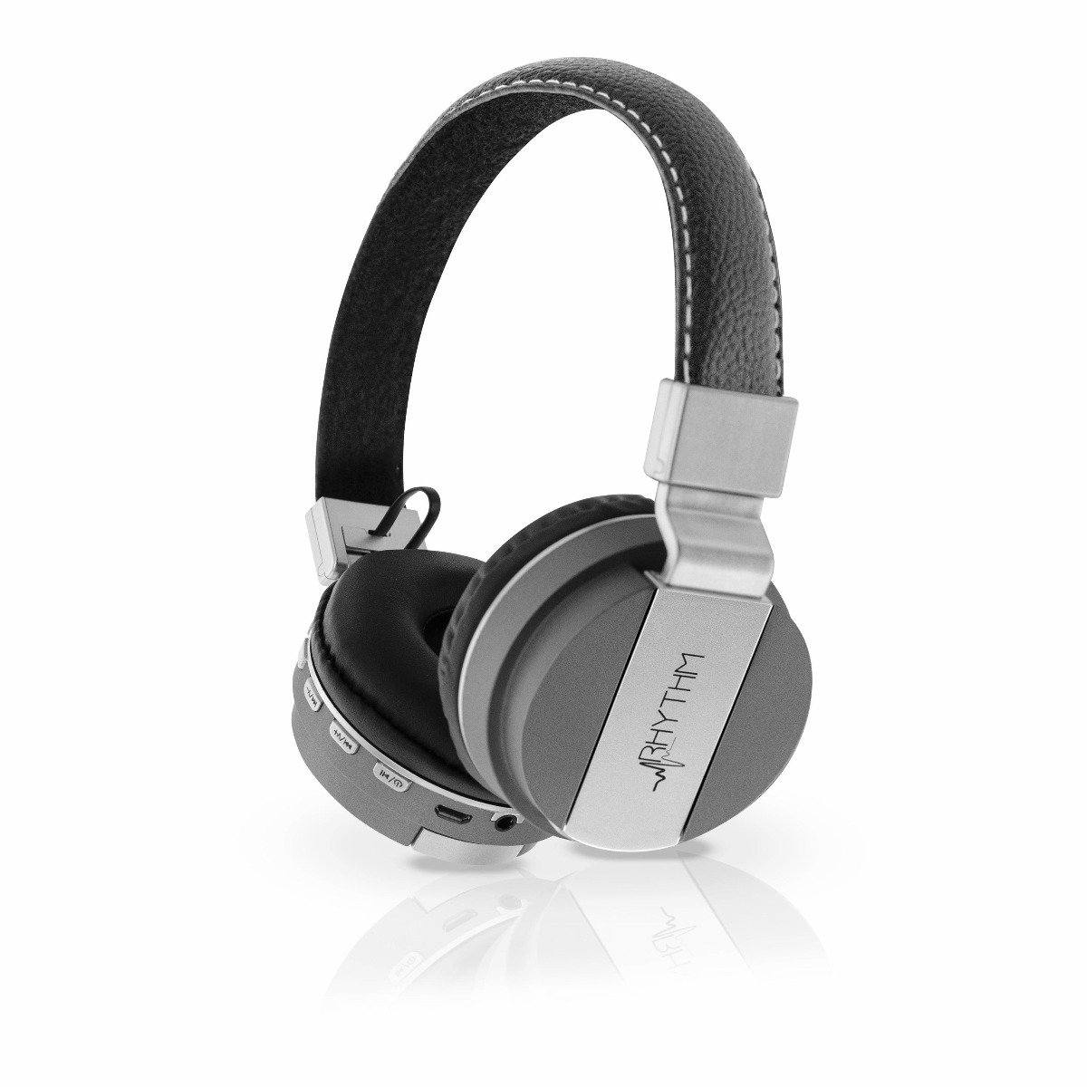 Aduro Pop Soul Leather Wireless Headphones / Gray