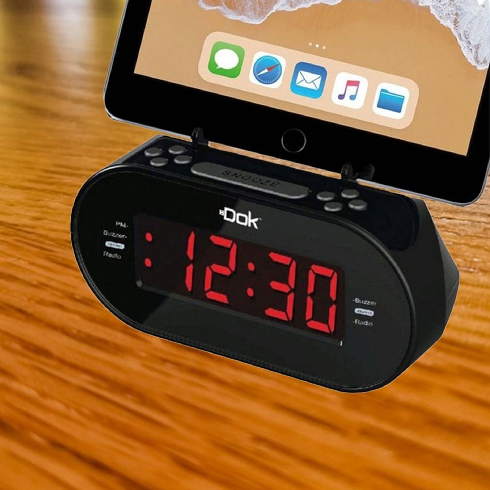 Easy Dok Alarm Clock with Universal Smart Phone Cradle