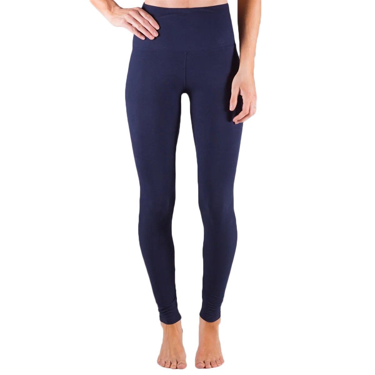 Women&#39;s Super Soft Tummy Control Leggings Assorted Colors and Sizes / Navy Blue / Medium
