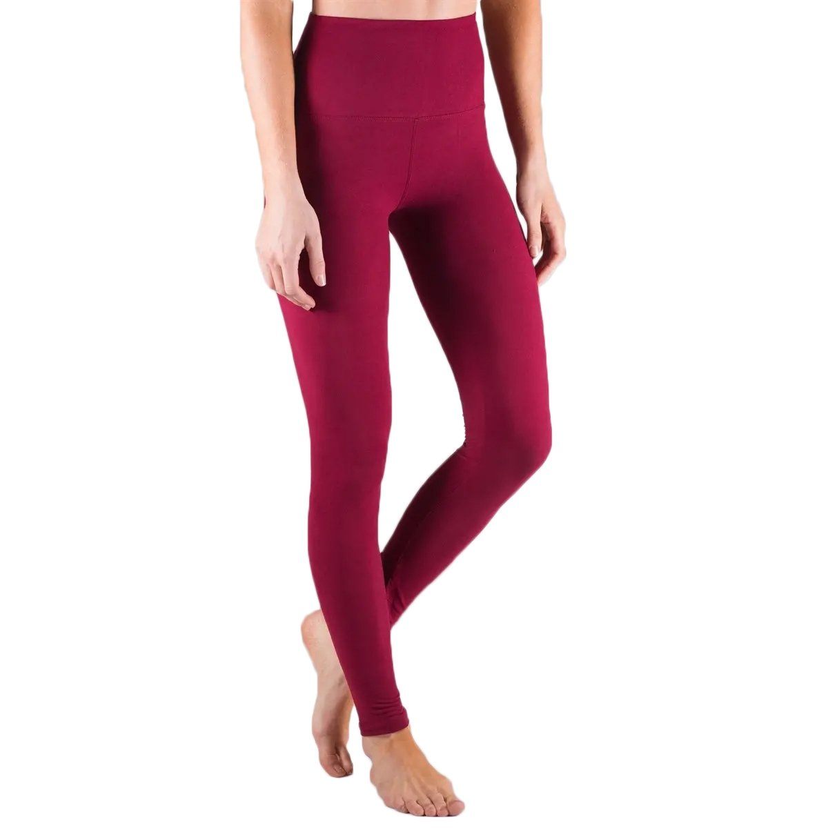 Women&#39;s Super Soft Tummy Control Leggings Assorted Colors and Sizes / Red / Large