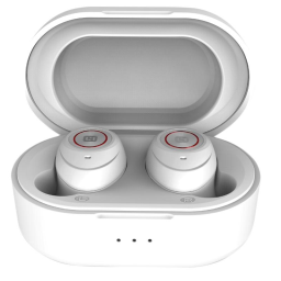 HiFuture Tidy Buds True Wireless Bluetooth Earbuds with Wireless Charging Case / White