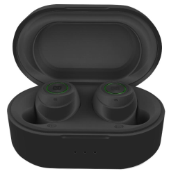HiFuture Tidy Buds True Wireless Bluetooth Earbuds with Wireless Charging Case / Black
