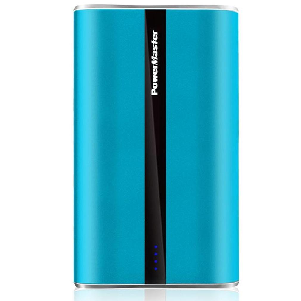 Power Master Portable Charger with USB Ports / Blue / 12000mAh
