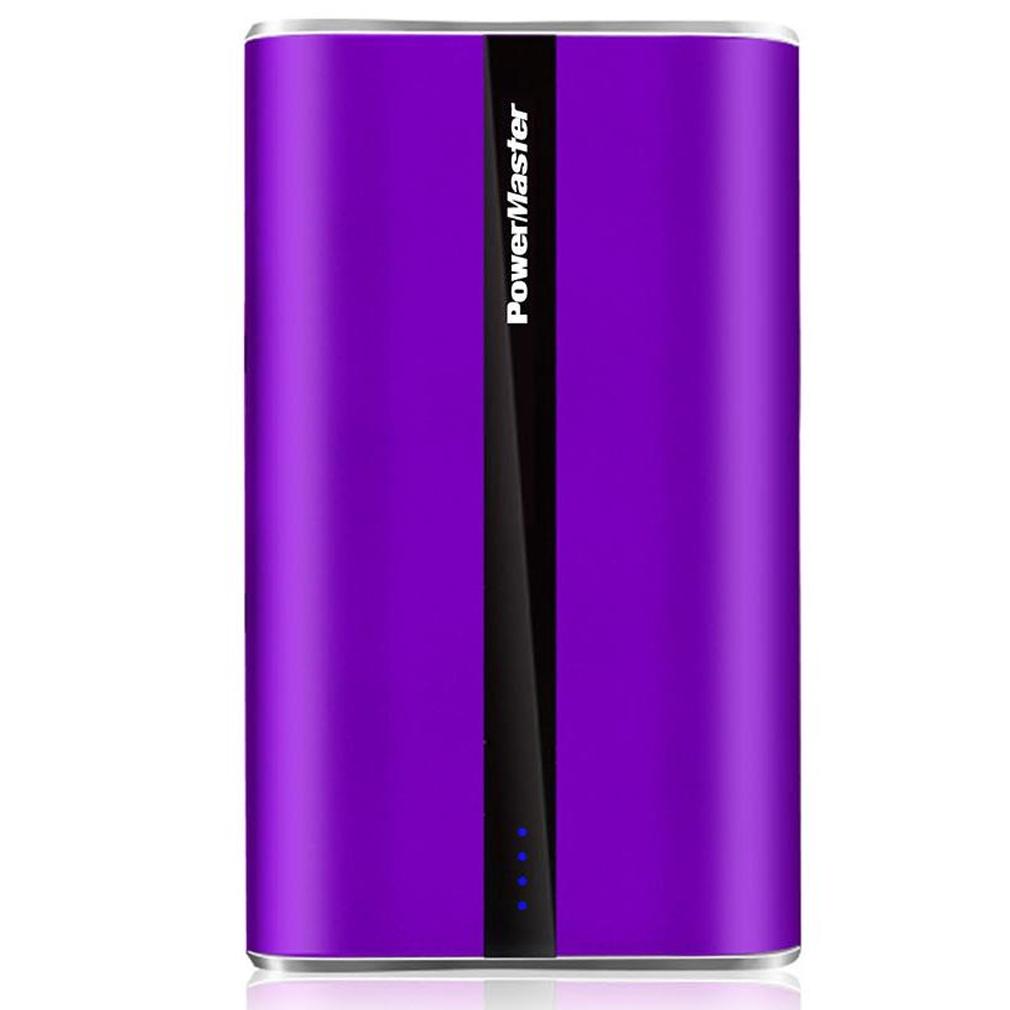 Power Master Portable Charger with USB Ports / Purple / 20000mAh