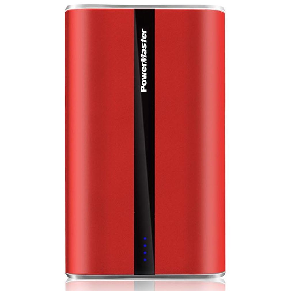 Power Master Portable Charger with USB Ports / Red / 12000mAh