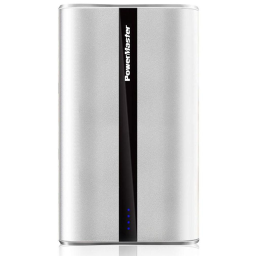 Power Master Portable Charger with USB Ports / Silver / 20000mAh