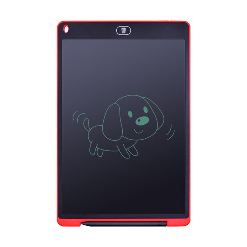 LCD Write and Erase Tablet - Assorted Sizes / Red / Small