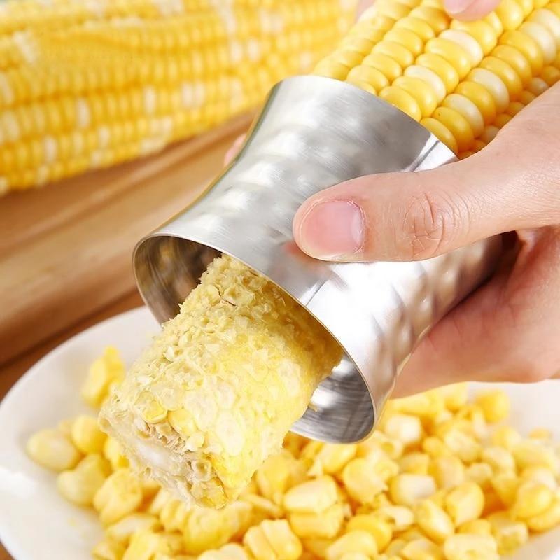 Stainless Steel Corn Stripper and Peeler Ring
