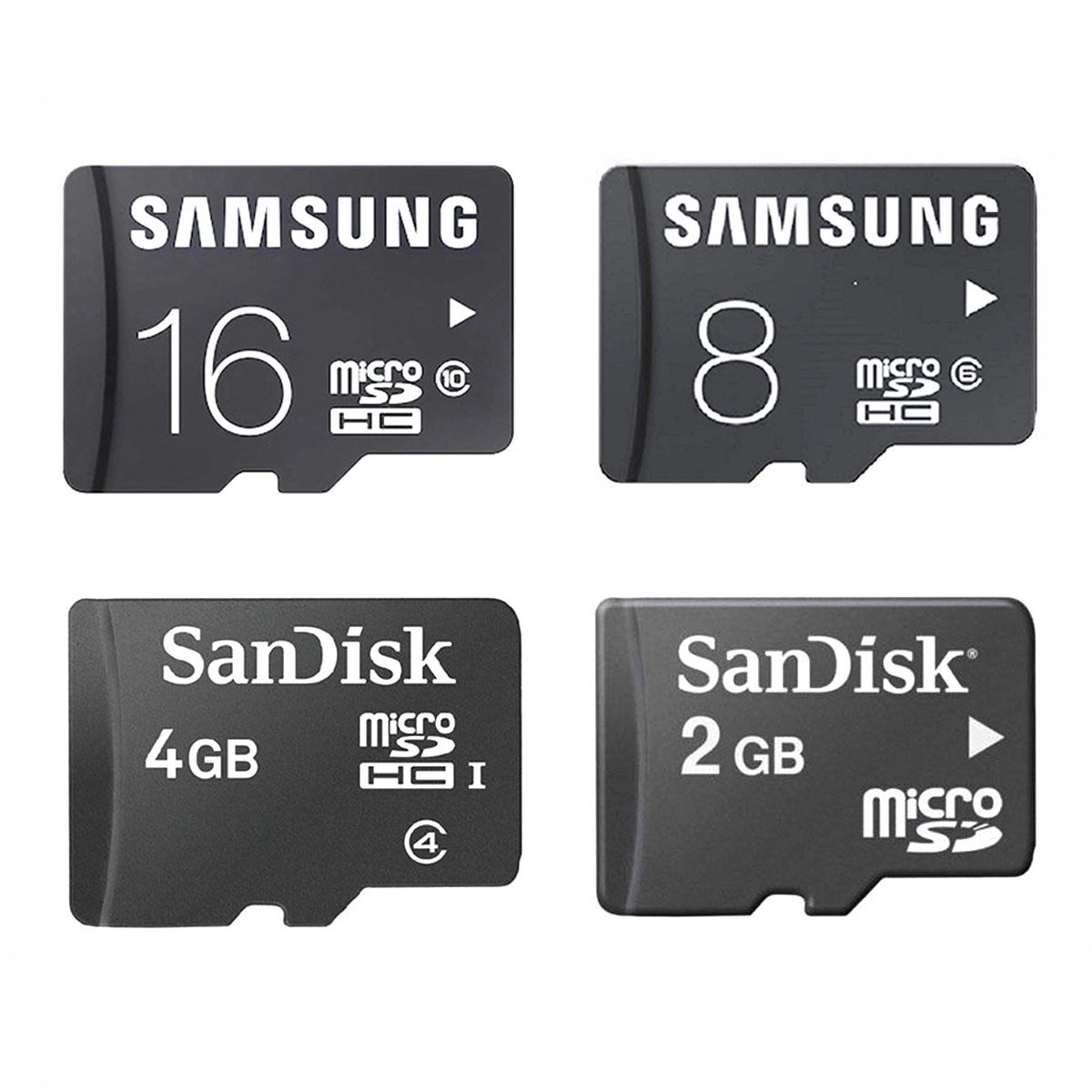 Sandisk or Samsung microSD Memory Card Adapter Included - Assorted Sizes / 8GB