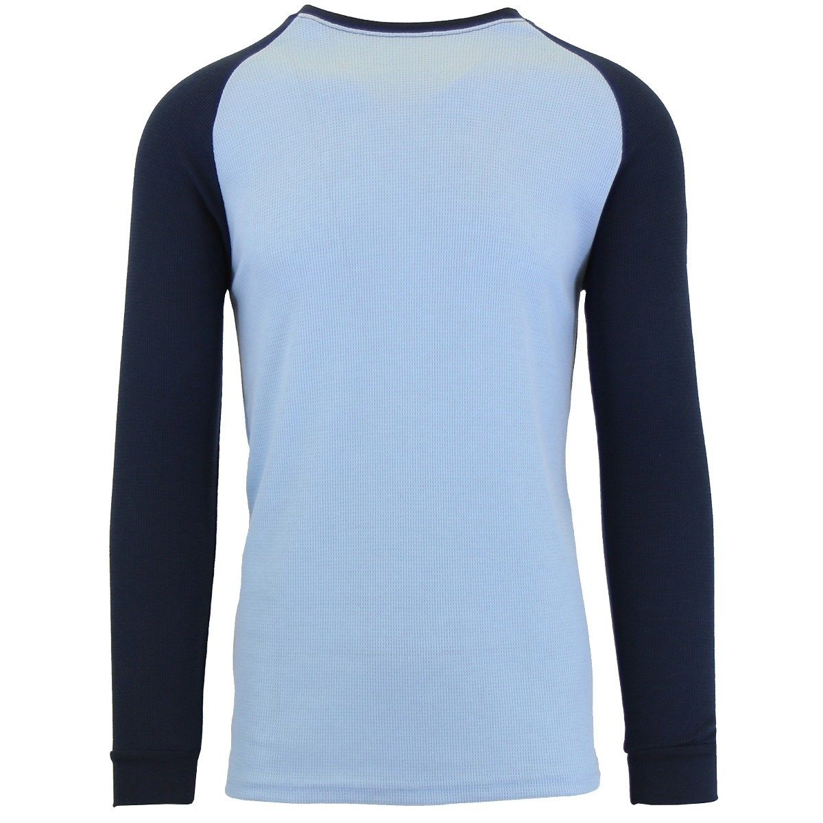 Galaxy by Harvic Men&#39;s Raglan Thermal Shirt - Assorted Sizes / Navy Blue / Medium