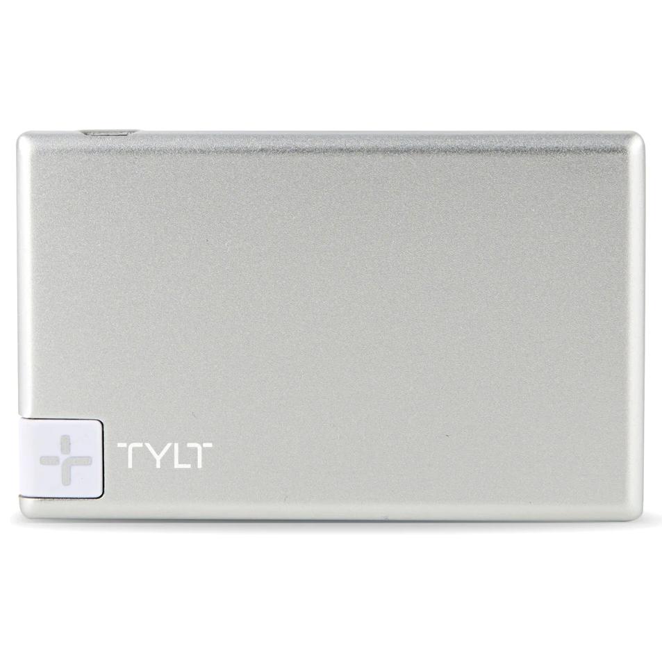 Tylt Slim Boost 1350mAh Battery Pack / Silver