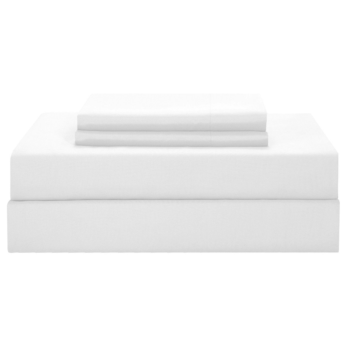 Chic Home Jordyn Minimalist Comforter Set / White / Twin