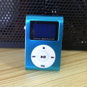 Clip-On Mini MP3 & FM Music Player / Blue